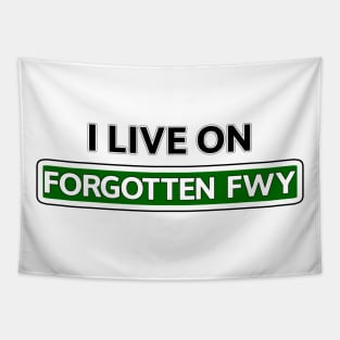 I live on Forgotten Fwy Tapestry