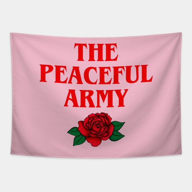 The Peaceful Army Tapestry by Velvet Earth