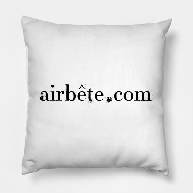 Airbête.com Pillow by christinelemus