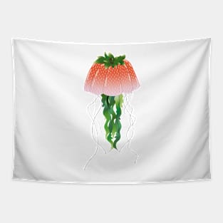 Strawberry Jellofish Tapestry