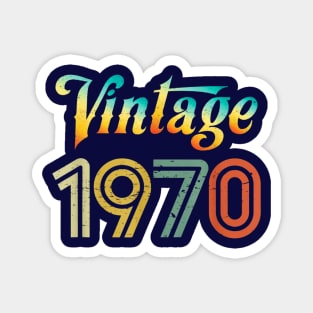 Vintage 1970 Birthday Magnet