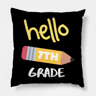 Hello Seventh Grade Pillow
