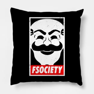 Fsociety Vintage Pillow