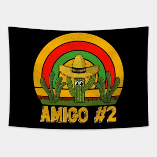 Amigo #2 funny mexcian taco day Tapestry