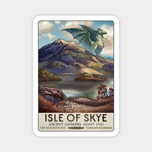 Isle of Skye Travel Poster Magnet