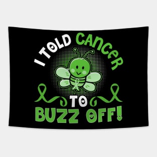 liver cancer funny bee warrior Tapestry