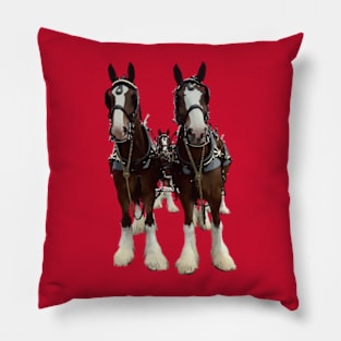 Clydesdales Pillow