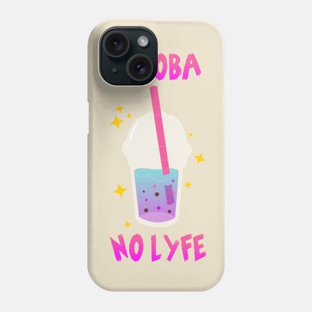 NO BOBA NO LYFE Phone Case by WOW DESIGN