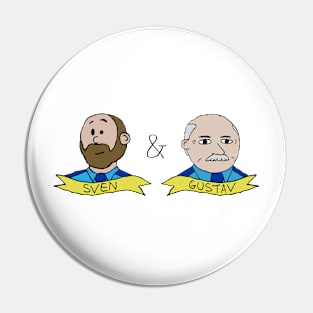 Sven & Gustav - The Canoe Cops! Pin