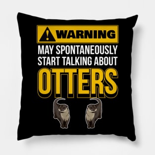 Sea Otter Spontaneously Start Talking About Otters Pillow