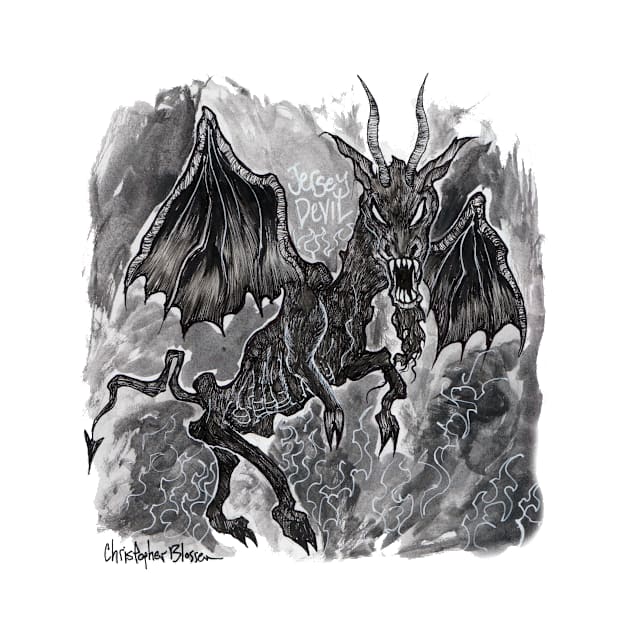 Jersey Devil by Christopher's Doodles