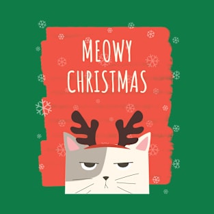 Meowy Christmas T-Shirt