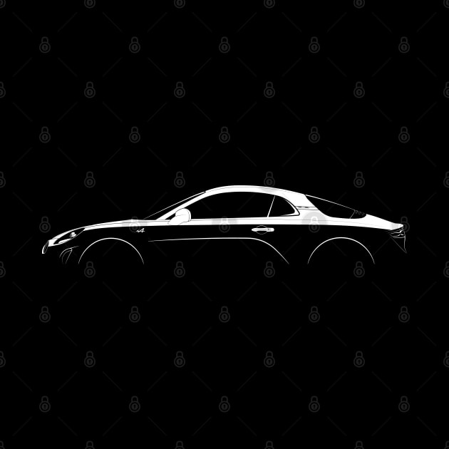 Alpine A110 Silhouette by Car-Silhouettes