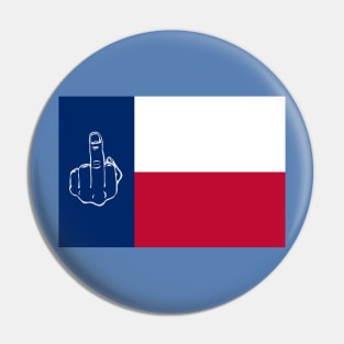 Don't Mess With Texas FU State Flag Pin