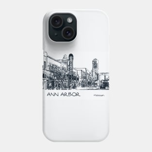 Ann Arbor Michigan Phone Case