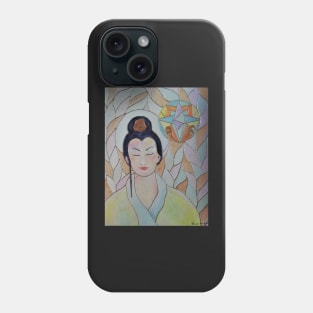 Quan Yin - Ascended master - by Renate van Nijen Phone Case