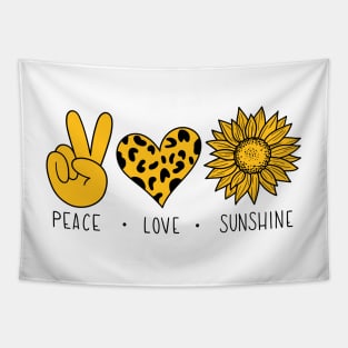 Peace love and sunshine Tapestry