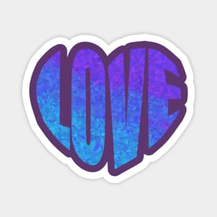 Love in heart shape Magnet