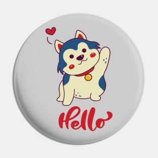 Cute Puppy Pin