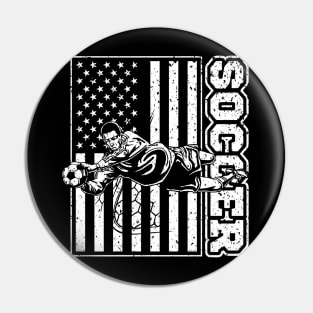 USA Soccer Goalie Pin