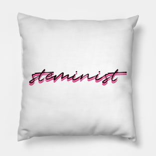 Steminist Hot Pink Pillow