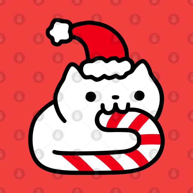 Candy Cane Cat by obinsun