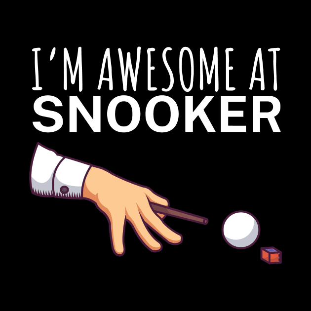 Im awesome at snooker by maxcode