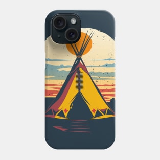 Native American Tipi Camp Phone Case