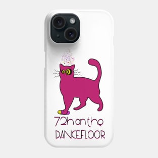 72H on the dancefloor - Catsondrugs.com - Techno Party Ibiza Rave Dance Underground Festival Spring Break  Berlin Good Vibes Trance Dance technofashion technomusic housemusic Phone Case