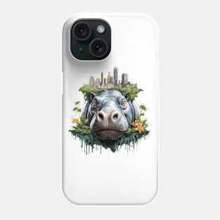 Hippopotamus Animal Beauty Nature Wildlife Discovery Phone Case