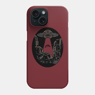 Alien Abduction ( Front) Phone Case