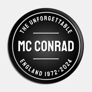 Mc Conrad England 1972 2024 Music D105 Pin