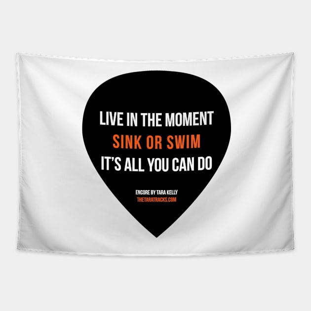 Live in the Moment Tapestry by authortarakelly