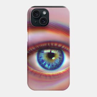 Blue Eye Painting Phone Case