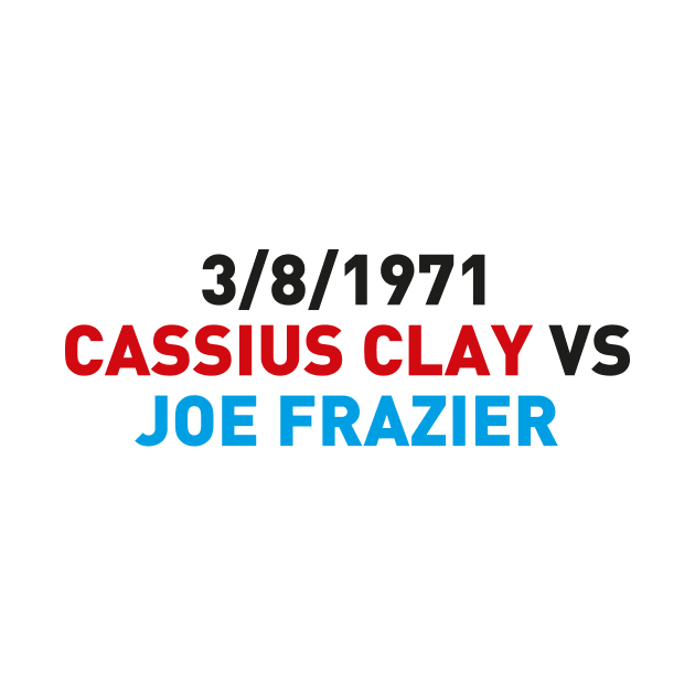 Cassius Clay vs Joe Frazier 1971 by Anne-Marie van Warmerdam