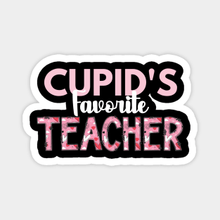 Teacher Valentine's "Cupid's Favorite Teacher" Heart Letters Magnet