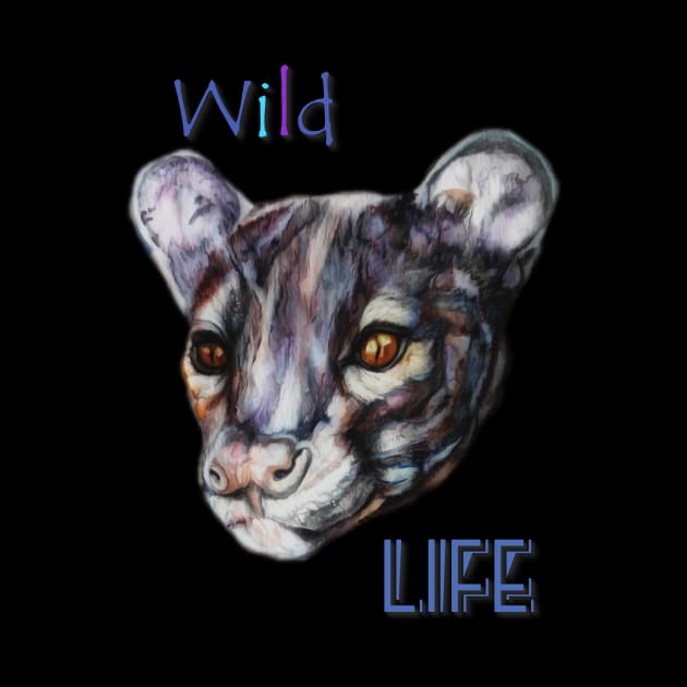 wild life fossa by candimoonart