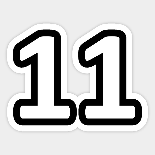 11 number jersey