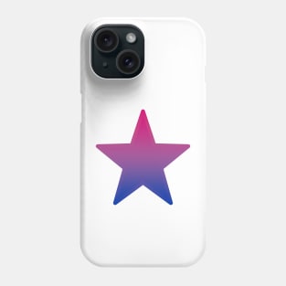 Bi+ Star (Bi Flag with Bi Flag outline) Phone Case