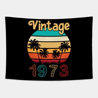 Summer Vintage 1973 Happy Birthday 47 Years Old To Me You Mommy Daddy Brother Sister Cousin Tapestry