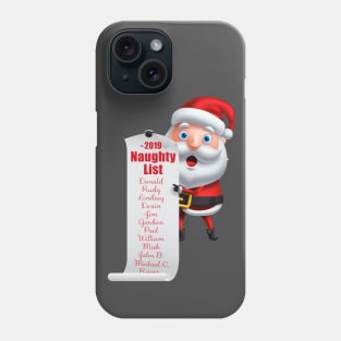 Trump and Friends on the Naughty List Phone Case