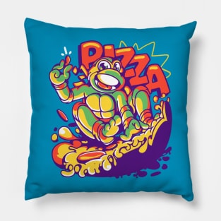 Pizza Turtle Time Pillow