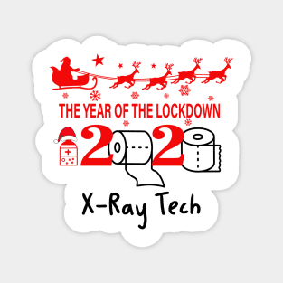 Santa’s Favorite X-Ray Tech Christmas Magnet