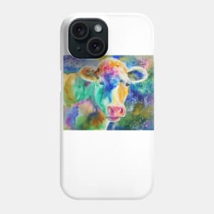 Cow Watercolor Phone Case