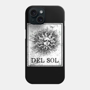 El Sol Loteria Mexican Tarot Card Phone Case