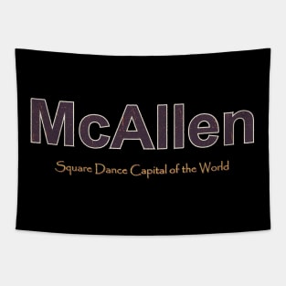 McAllen Grunge Text Tapestry