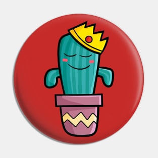 Cute Cactus King Pin