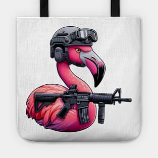 Tactical Flamingo Tote