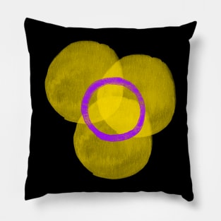 Intersex Pride Bubbles Pillow