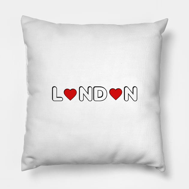 I love London Pillow by brightnomad